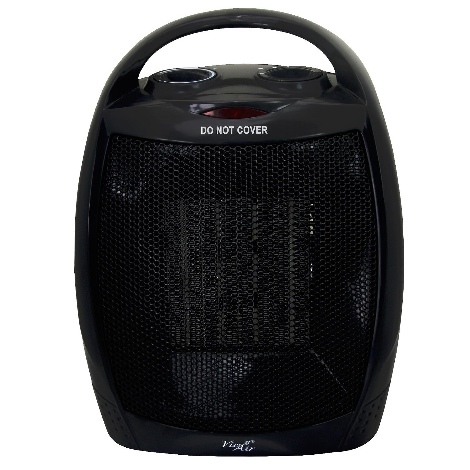 Vie Air 1500W Portable 2 Setting Fan Heater Black (VA-708B)