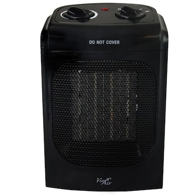 Vie Air 1500W Portable 2 Setting Fan Heater Black (VA-601)
