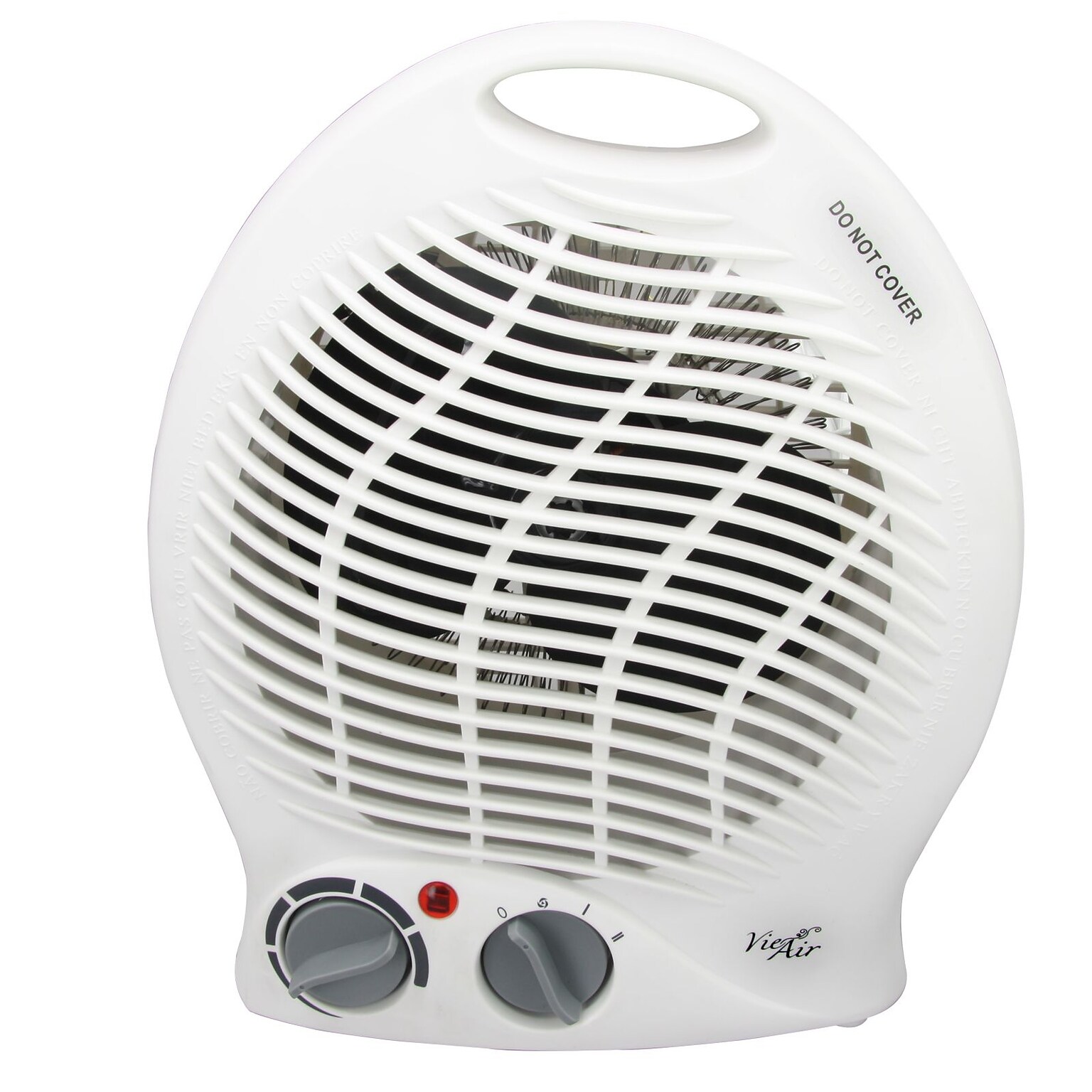 Vie Air 1500 Watt 4710 BTU Portable Ceramic Electric Heater, White (936100343M)