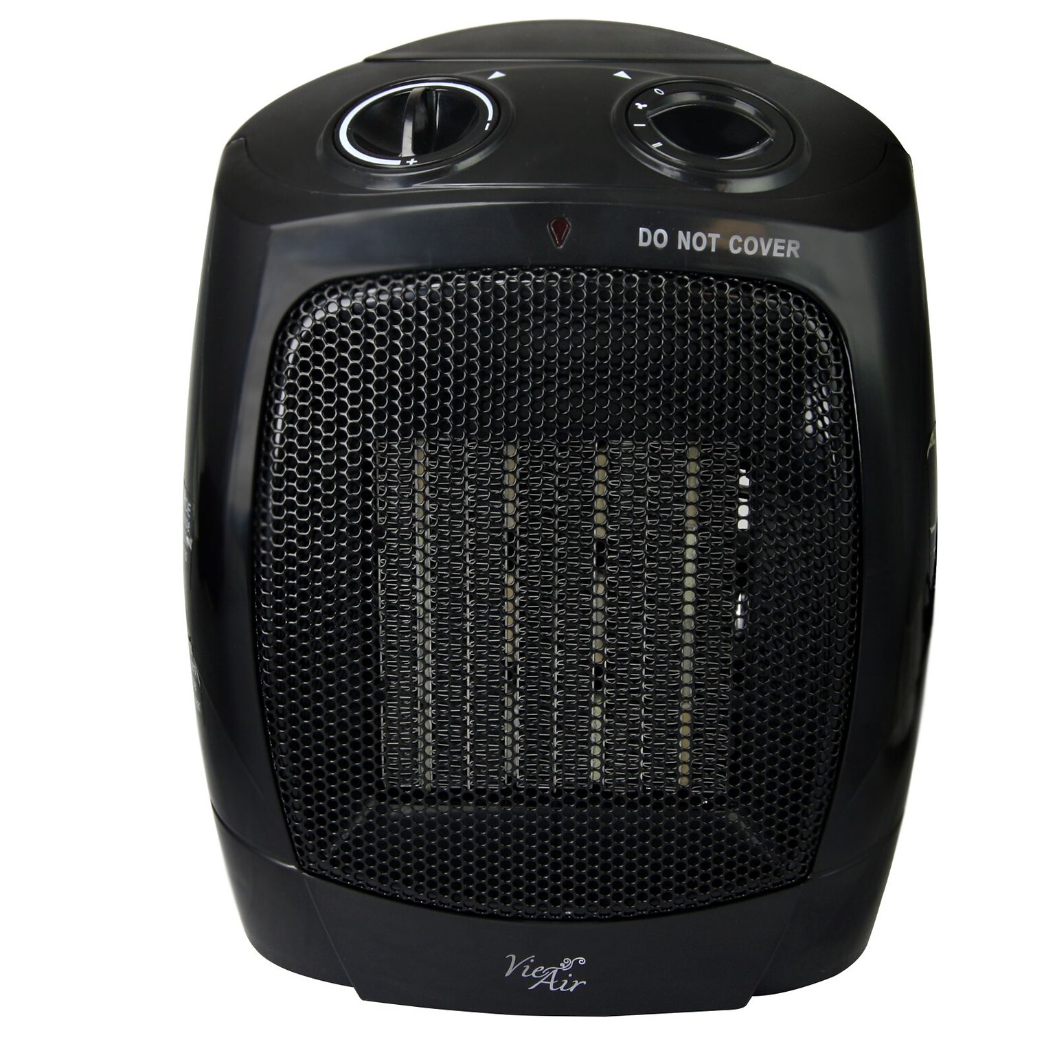 Vie Air 1500W Portable 2 Setting Fan Heater, Black (VA-603A)