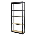 Storage Concepts Office Shelving, Low Profile Boltless, 5 Shelves with Particle Board, 96H x 48W x 18D