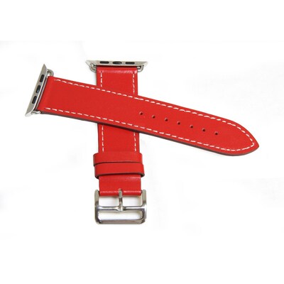 MGear Leather Strap for Apple Watch 42MM in Red (93599773M)
