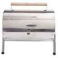 Gibson Home Wilklerson Stainless Steel Double Barrel BBQ Grill,(111942.01)