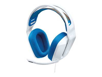 Logitech G G335 Wired Stereo Gaming Headset, White (981-001017)