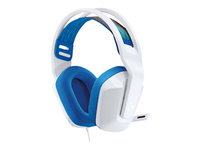Logitech G G335 Wired Stereo Gaming Headset, White (981-001017)