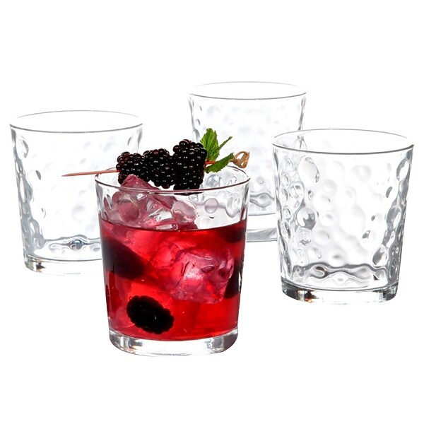 Gibson Karissa 8 Piece Glass Tumbler Set in Assorted Colors