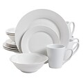 Gibson Noble Court 16 pc Dinnerware Set - White - Fine Ceramic (93599970M)