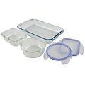 Sunbeam Bakers Staples 5-Piece Mixed Shape Bakeware Set with Lids (108064.05)