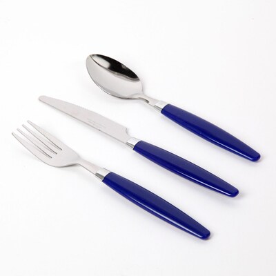 Gibson Home Palmdale 12 pc Flatware Set, Blue (91149.12)