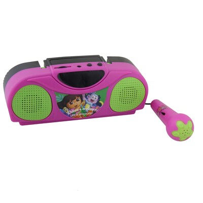 Dora And Friends Dora the Explorer Portable Radio Karaoke Kit With Microphone (935100455M)