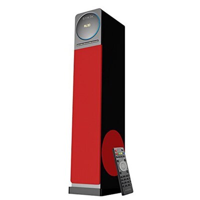 Sykik Tower High Power 60W RMS Speaker with Bluetooth, Red (TSME26BT-RED)