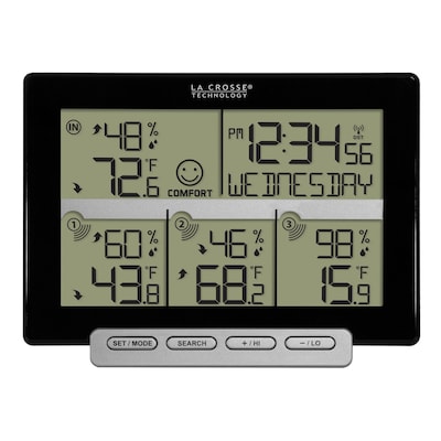 La Crosse Technology 3 Channel Wireless Weather Station with 3 included transmitting sensors (308-14