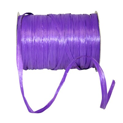 JAM Paper Wraphia Ribbon, Purple (52640339752)