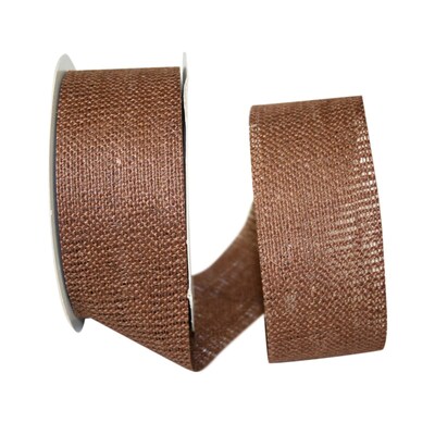 JAM Paper Burlap Ribbon, Brown (52640349039)