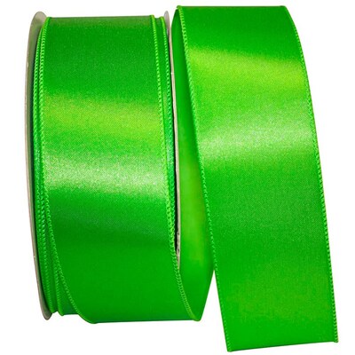 JAM Paper Single Face Satin Ribbon, Citrus Orange (J92575W18540KA)