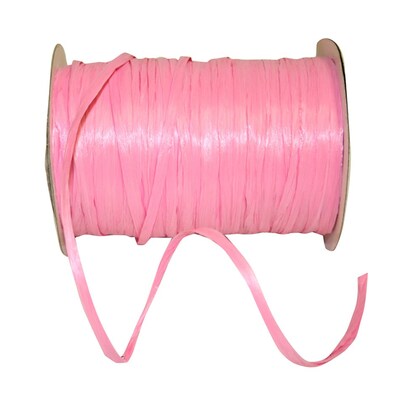 JAM Paper Wraphia Ribbon, Hot Pink (52640339758)