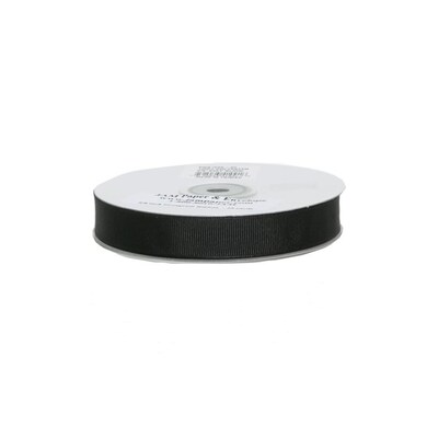 JAM Paper Grosgrain Ribbon, Black (7896498)