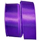 JAM Paper Single Face Satin Ribbon, 2 1/2"W x 50 yds., Purple (J92575W06440KA)