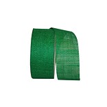 JAM Paper Burlap Ribbon, 2 1/2W x 20 yds., Emeralg Green (52640349033)