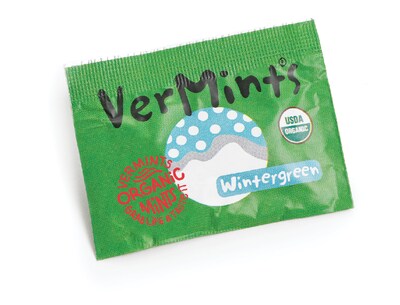 VerMints Wintergreen Mints, 100 Pieces/Pack, 100/Box (VNT00993)