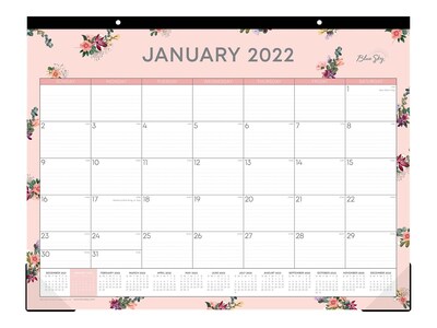 2022 Blue Sky Ashlyn 17 x 22 Monthly Desk Pad Calendar (133319)
