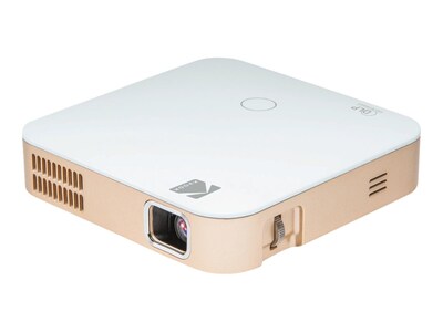 Kodak LUMA 350 Portable RODPJS350 Wireless DLP Projector, White/Gold