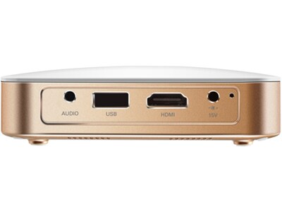 Kodak LUMA 350 Portable RODPJS350 Wireless DLP Projector, White/Gold
