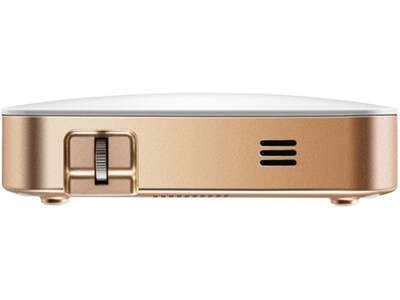 Kodak LUMA 350 Portable RODPJS350 Wireless DLP Projector, White/Gold