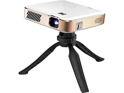 Kodak LUMA 450 Portable RODPJS450 Wireless DLP Projector, White/Gold