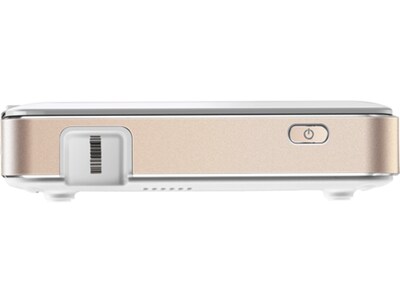 Kodak LUMA 150 Portable RODPJS150 Wireless DLP Projector, White/Gold