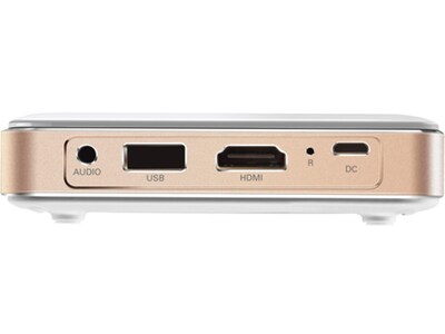 Kodak LUMA 150 Portable RODPJS150 Wireless DLP Projector, White/Gold