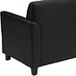 Flash Furniture HERCULES Diplomat Series 52" LeatherSoft Loveseat, Black (BT8272BK)