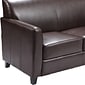 Flash Furniture HERCULES Diplomat Series 52" LeatherSoft Loveseat, Brown (BT8272BN)