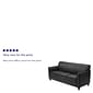 Flash Furniture HERCULES Diplomat Series 70" LeatherSoft Sofa, Black (BT8273BK)