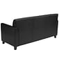 Flash Furniture HERCULES Diplomat Series 70" LeatherSoft Sofa, Black (BT8273BK)