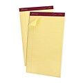 Ampad Gold Fibre Notepad, 8.5 x 14, Narrow Ruled, Canary, 50 Sheets/Pad, 12 Pads/Pack (TOP 20-034)