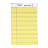 Quill Brand® Gold Signature Premium Series Legal Pad, 5x 8, Legal Ruled, Canary Yellow, 50 Sheets/