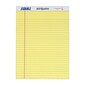 Quill Brand® Gold Signature Premium Series Legal Pad, 8-1/2 x 11, Wide Ruled, Yellow, 50 Sheets/Pa