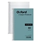 Oxford 1-Subject Notebooks, 5" x 7.75", College Ruled, 80 Sheets, Blue (65119)