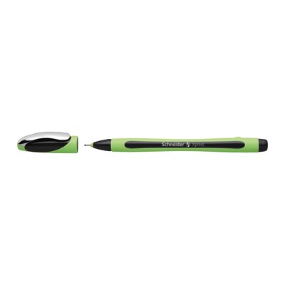 Schneider Xpress Premium Fineliner, 0.8 MM, Porous Point Pen, Box of 10 Pens, Black (190001)
