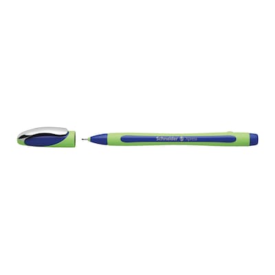 Schneider Xpress Premium Fineliner, 0.8 MM, Porous Point Pen, Box of 10 Pens, Blue (190003)