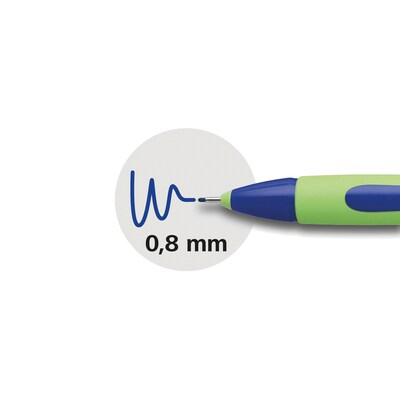 Schneider Xpress Premium Fineliner, 0.8 MM, Porous Point Pen, Box of 10 Pens, Blue (190003)