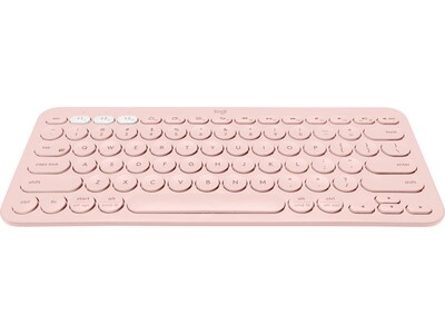 Logitech K380 Wireless Multi-Device Bluetooth Keyboard, Rose (920-009599)