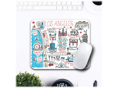 OTM Essentials Artist Series: Julia Gash Los Angeles Non-Skid Mouse Pad, Multicolor (OP-MH-JG1-041)