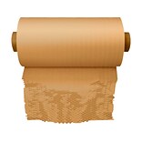 Cushioning Bleached White Paper Roll, 15.25 x 840, 18 lbs., (H-1002-W)