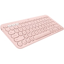 Logitech K380 Wireless Multi-Device Bluetooth Keyboard for Mac, Rose (920-009728)