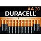 Duracell Coppertop AA Alkaline Batteries, 20/Pack (MN1500B20Z)