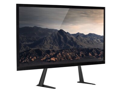 Mount-It! Steel Pedestal TV Stand, Screens up to 70, Black (MI-859)
