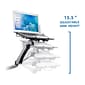 Mount-It! Desk Mount with USB-Powered Cooling Fan for 17" Laptops, Gray/Black (MI-75806)