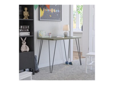 Ameriwood Owen Retro 40" Computer Desk, Olive Green (9327896COM)